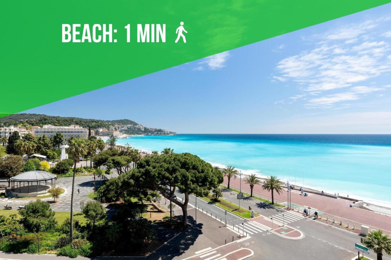 Beach - Kitchen - Wifi - Air Conditioning - Center - Tram Nice Exterior foto